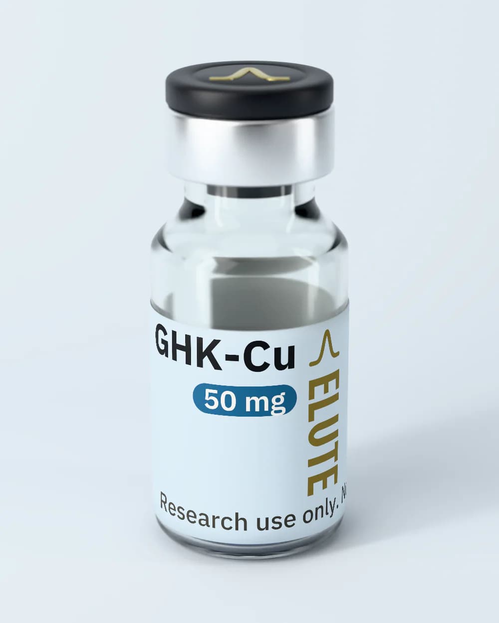 GHK-Cu 50 mg vial with its printed label