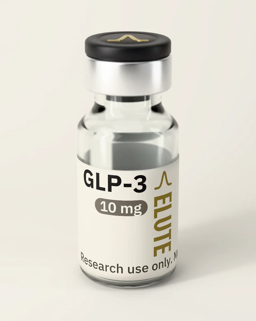 GLP-3 10 mg vial with its printed label